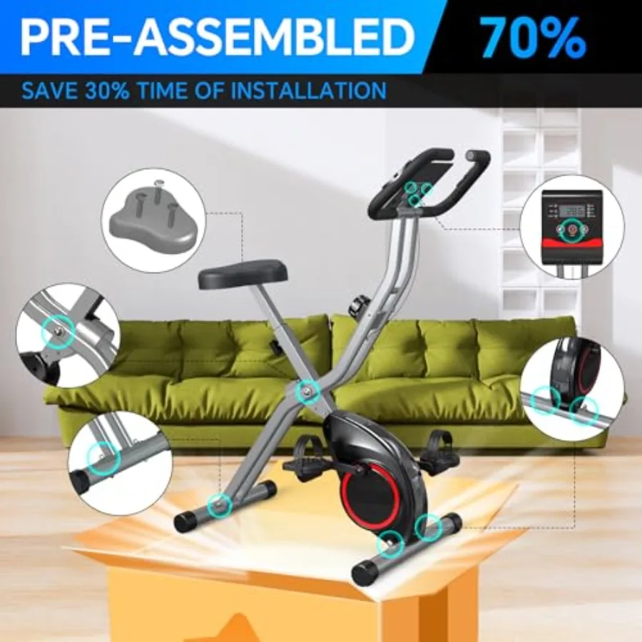 Składany rower treningowy do u – Exercise Bike Magnetic Resistance recenzja i cena