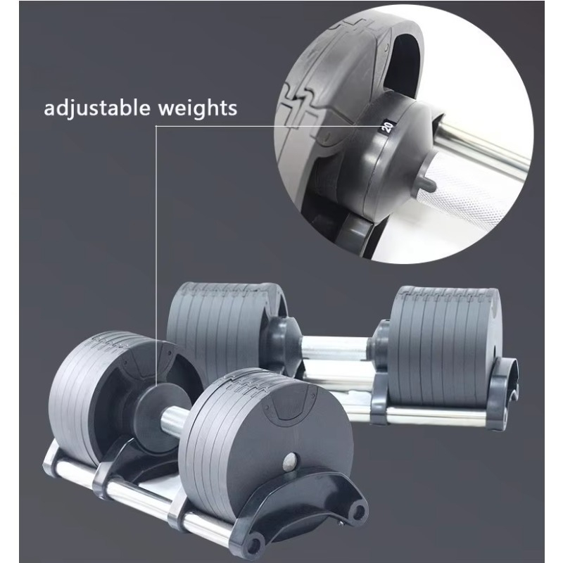 Sprzęt do ćwiczeń na siłowni,  – Adjustable Dumbbell Pair 40Kg recenzja i cena