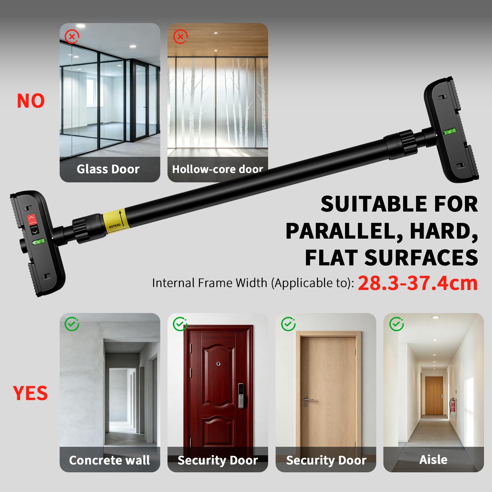 Drążek do podciągania do drzwi – Door Pull Up Bar No Screw recenzja i cena